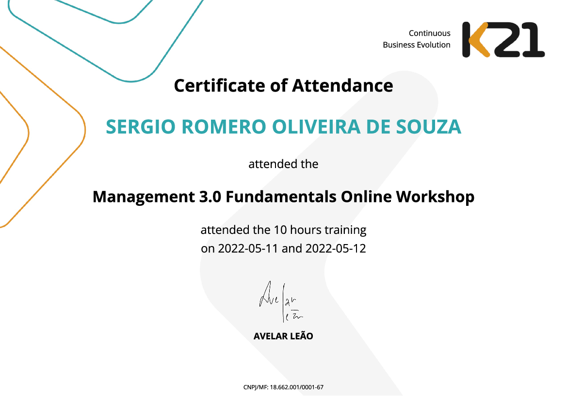 Certificado K21